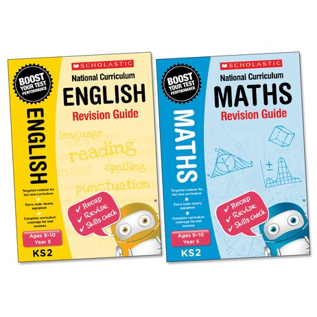 National Curriculum English and Maths Revision Guides Year 5 Pair
