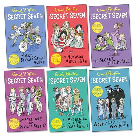 The Secret Seven Colour Reads Pack x 6
