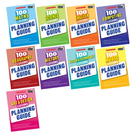 100 Lessons for the 2014 Curriculum: Planning Guide Set x 9