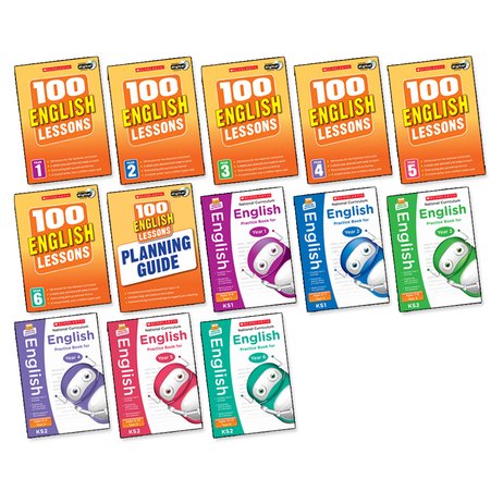 100 Lessons: National Curriculum English Years 1-6 Pack x 13