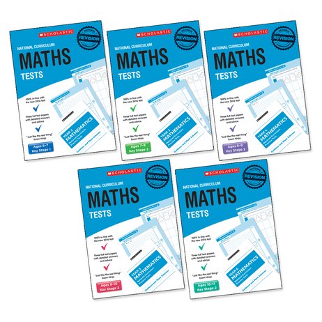National Curriculum SATs Tests: Maths Tests Years 2-6 Set x 6 (30 books)