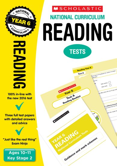 National Curriculum SATs Tests: Reading Tests (Year 6) x 30