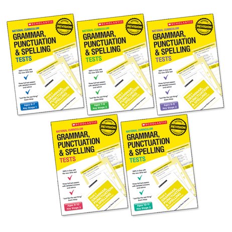 National Curriculum Tests: Grammar, Punctuation and Spelling Tests Years 2-6 Set x 30 (150 books)