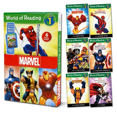 World of Reading: Marvel Superheroes Box Set (Level 1)