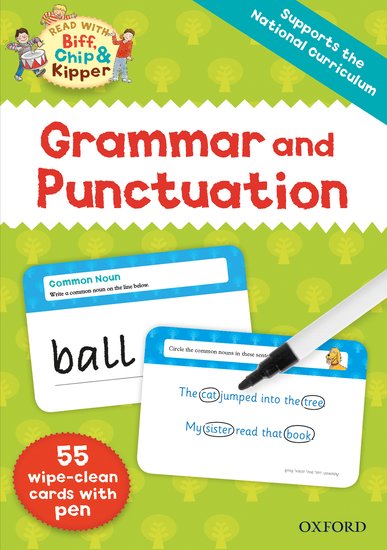 Read With Biff, Chip and Kipper: Grammar and Punctuation Flashcards