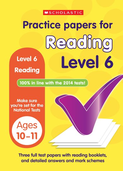 Practice Papers for National Tests: Reading (Level 6) x 30