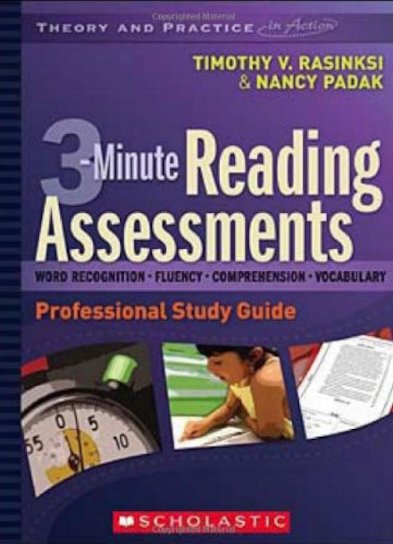3-Minute Reading Assessments: Book and DVD (Grades 1-8)
