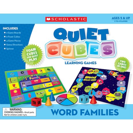 Quiet Cubes Games: Word Families