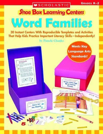 Shoe Box Learning Centers: Word Families