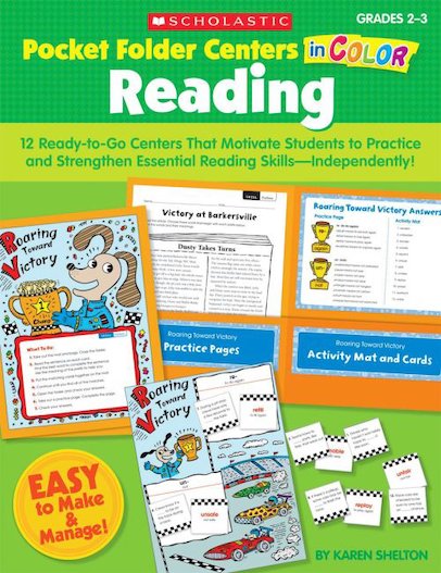 Pocket-Folder Centers in Color: Reading: Grades 2-3