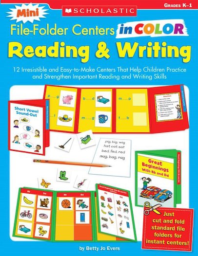 Mini File-Folder Centers in Color: Reading and Writing (K-1)