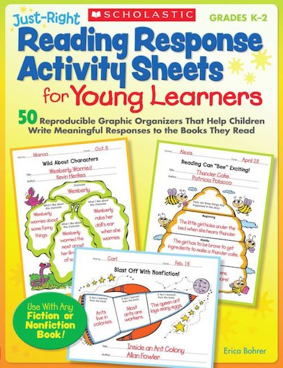 Just-Right Reading Response Activity Sheets For Young Learners