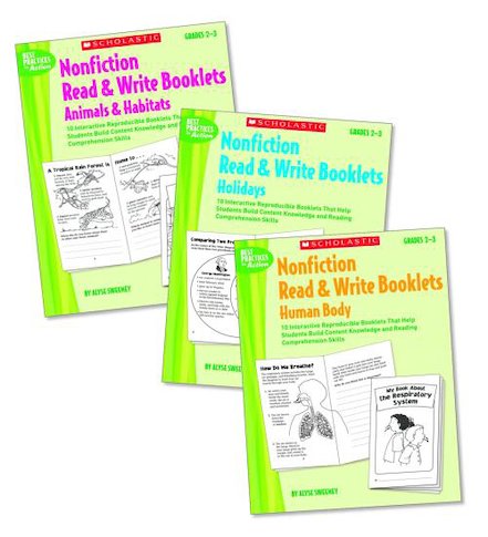 Nonfiction Read and Write Booklets Set