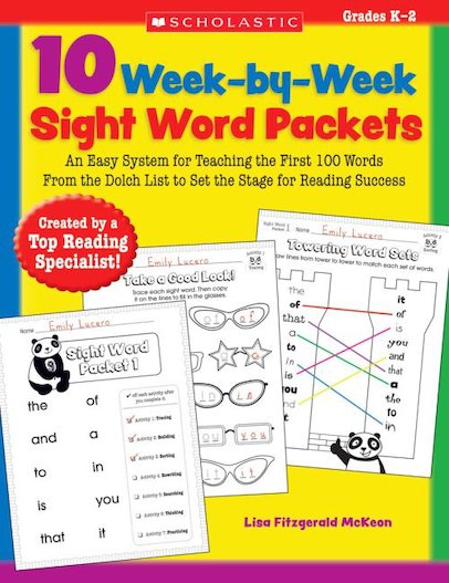 10 Week-by-Week Sight Words Packets