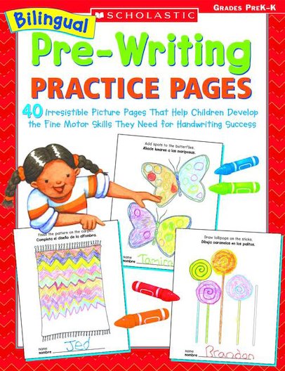 Bilingual Pre-Writing Practice Pages