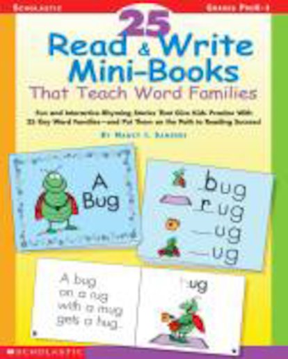 25 Read and Write Mini-Books That Teach Word Families