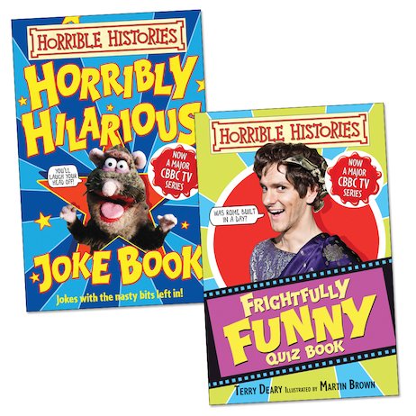 Horrible Histories Quiz and Joke Book Pair