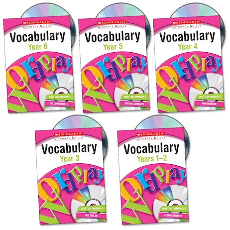 Scholastic Literacy Skills: Vocabulary Set x 5