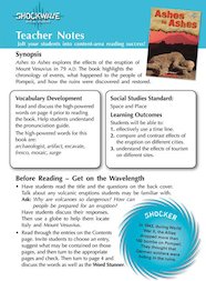 Ashes to Ashes: Teacher's notes and 3 fact files