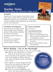Caught with a Catch: Teacher's notes and 3 fact files