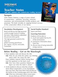 Earth Matters: Teacher's notes and 3 fact files