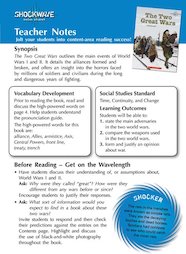 The Two Great Wars: Teacher's notes and 3 fact files