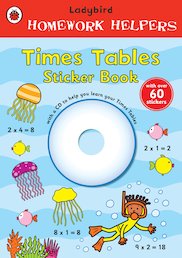 Ladybird Homework Helpers: Times Tables Sticker Book