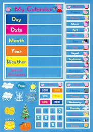 Peppa Pig: My Calendar Magnets