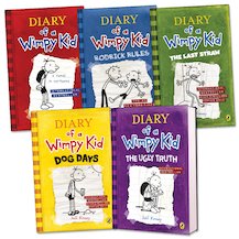 Diary of a Wimpy Kid Pack x 5