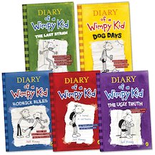 Diary of a Wimpy Kid Pack x 5