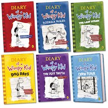 Diary of a Wimpy Kid Pack x 6