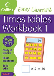 Collins Easy Learning: Times Tables Workbook 1 (Ages 7-11)