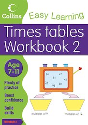 Collins Easy Learning: Times Tables Workbook 2 (Ages 7-11)