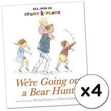 All Join In Story Plays: We're Going on a Bear Hunt x 4