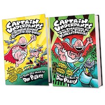 Captain Underpants Hardback Pair