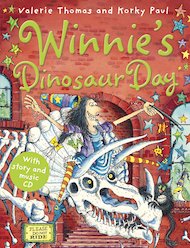 Winnie's Dinosaur Day: Book and CD