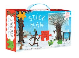 Stick Man Book & Floor Puzzle Gift Set