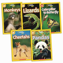 National Geographic Readers 5 Book Set: Animals