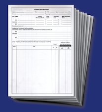 Running Record Sheet Pad (200)