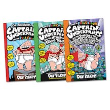 Captain Underpants Colour Pack x 3