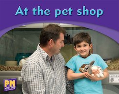 PM Writing Emergent: At the Pet Shop (PM Magenta) Levels 1, 2 x 6