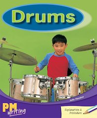 PM Writing 2: Drums (PM Turquoise/Purple) Levels 18, 19 x 6