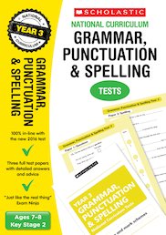 Grammar, Punctuation and Spelling Tests (Year 3)