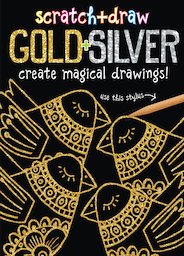 Scratch and Draw: Gold and Silver