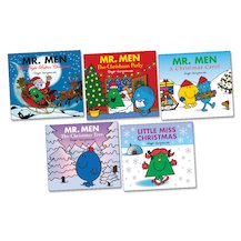 Mr Men Christmas Pack x 5