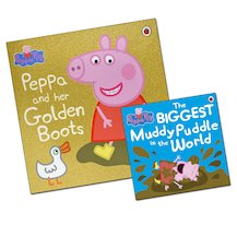 Peppa and her Golden Boots (with free mini-book)