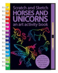 Scratch and Sketch: Horses and Unicorns