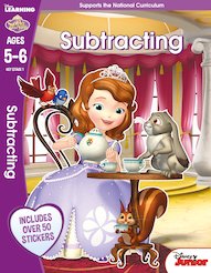 Sofia the First - Subtracting Learning Workbook (Ages 5-6)