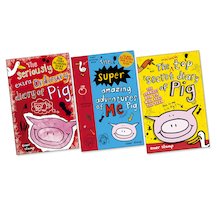 The Unbelievable Top Secret Diary of Pig Pack x 3