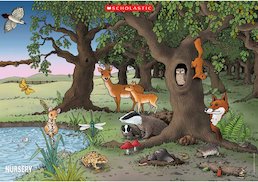 Woodland scene - poster